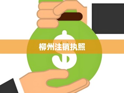 柳州注销执照